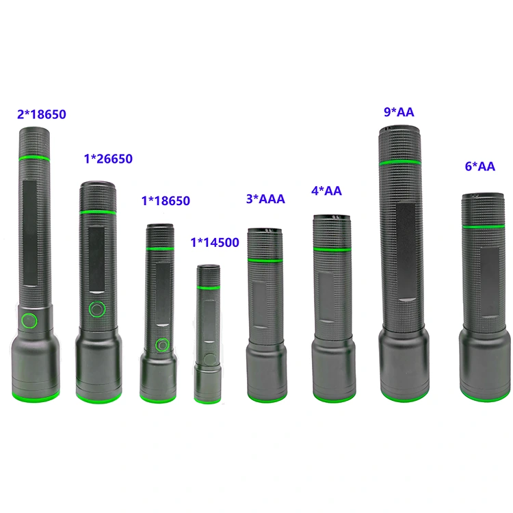 1500 lumenes újratölthető zseblámpa