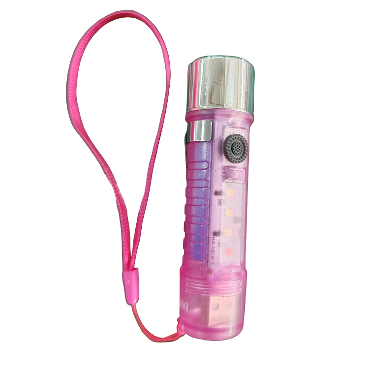 Mini USB töltő LED zseblámpa mágnessel